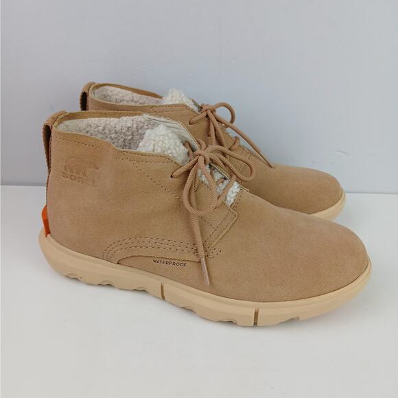 Sorel Women's SZ 8 Explorer II Drift Waterproof Chukka Boot Tawny Buff/Ceramic - Picture 2 of 7